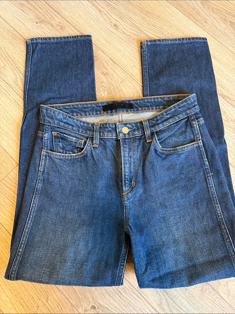 Joe's THE LARA mid-rise cigarette ankle jeans 28 organic cotton